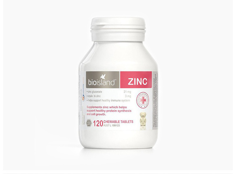 澳洲bio island/佰澳朗德 婴幼儿童补锌咀嚼片 120粒 海外直邮