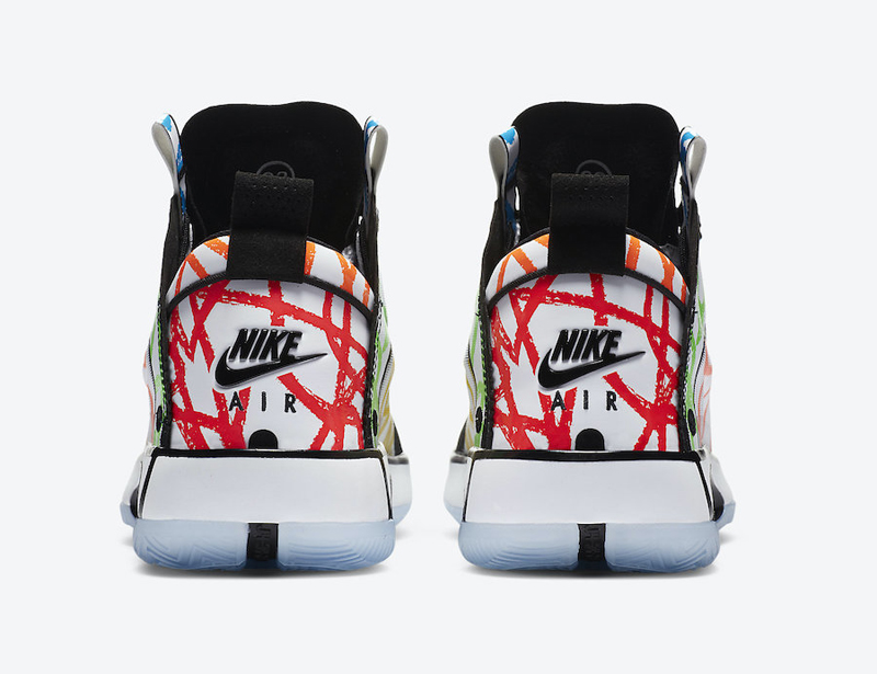 zion williamson x air jordan 34 aj34 锡安 威廉姆斯 联名 蜡笔涂鸦