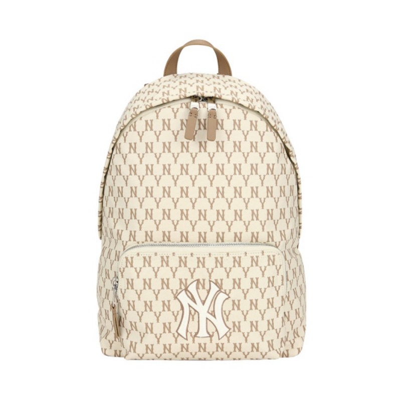 【MLBMLB 双肩背包】MLB MONOGRAM复古老花系列 NY 潮流休闲百搭背包 32BG10941-50L【正品 价格 图片】 - 寺库网