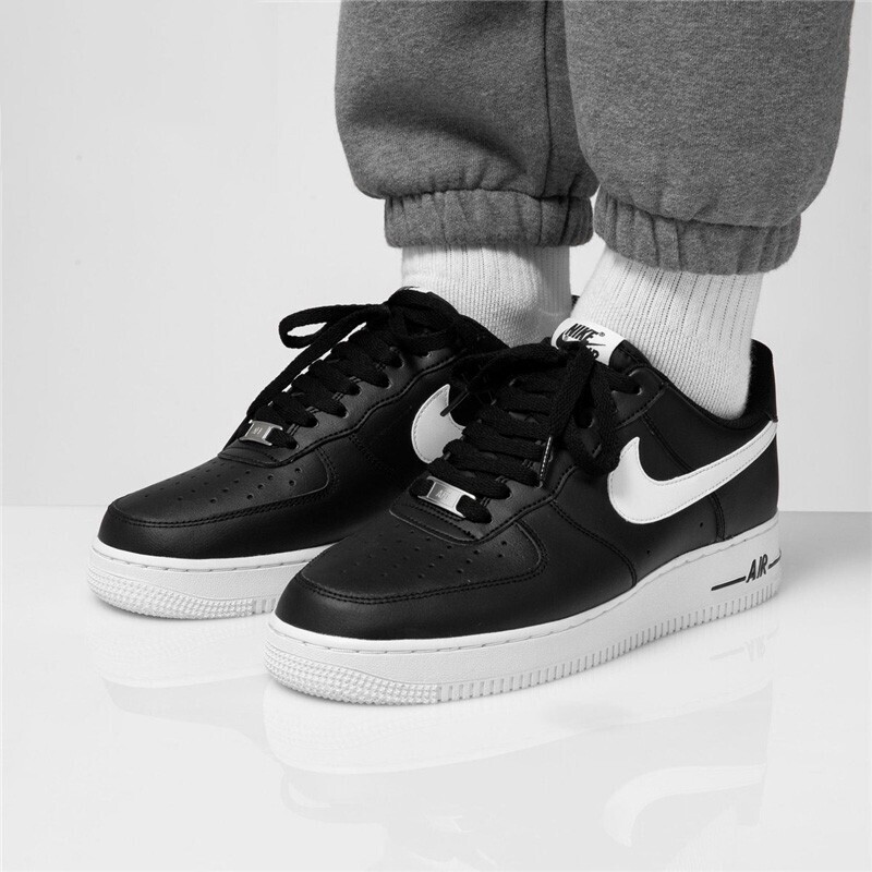 nike/耐克 19年秋冬 男款 air force 1 af1 空军一号 黑白钩 小权志龙
