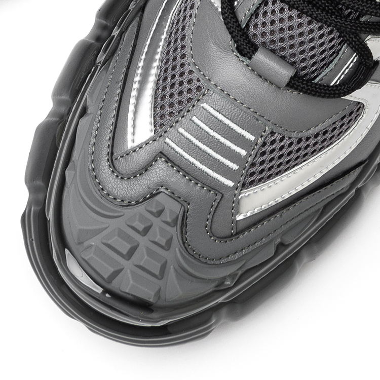 sze/sze 牛皮拼接 男士时尚超轻淋胶工艺厚底休闲鞋运动鞋