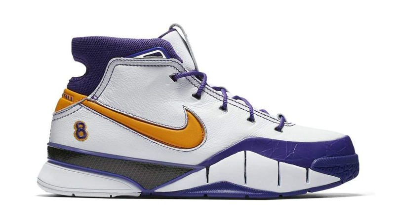 nike/耐克 篮球鞋 zoom kobe1 protro zk1 科比一代 白紫湖人 实战