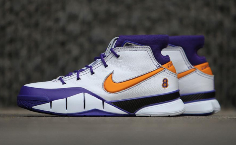 nike/耐克 篮球鞋 zoom kobe1 protro zk1 科比一代 白紫湖人 实战