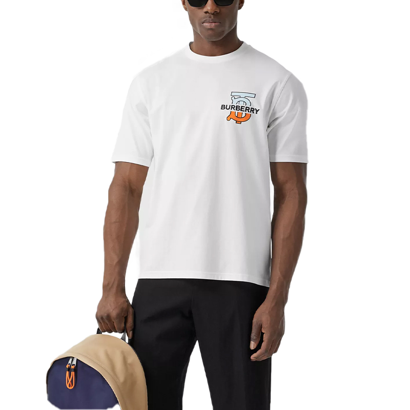 burberry/博柏利 【21年春夏新款】经典款式纯棉tb字母logo图案男士