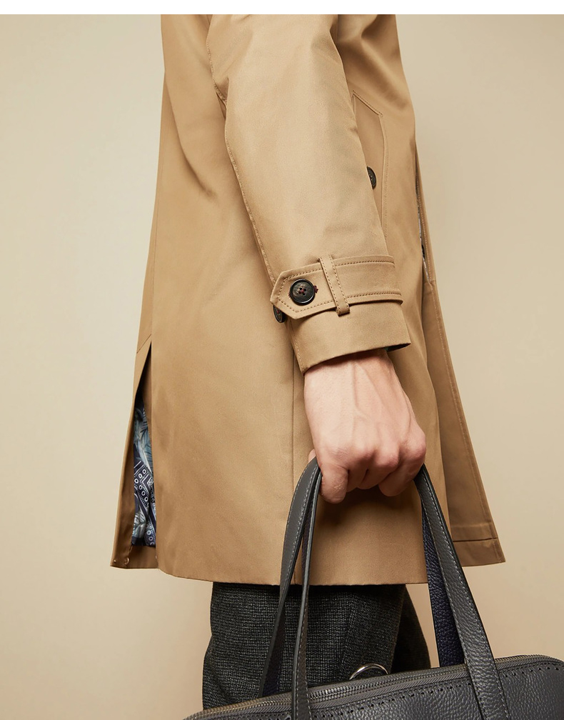 ted baker/ted baker男士风衣/ 2020秋冬新品 男士英伦风时尚简约风衣