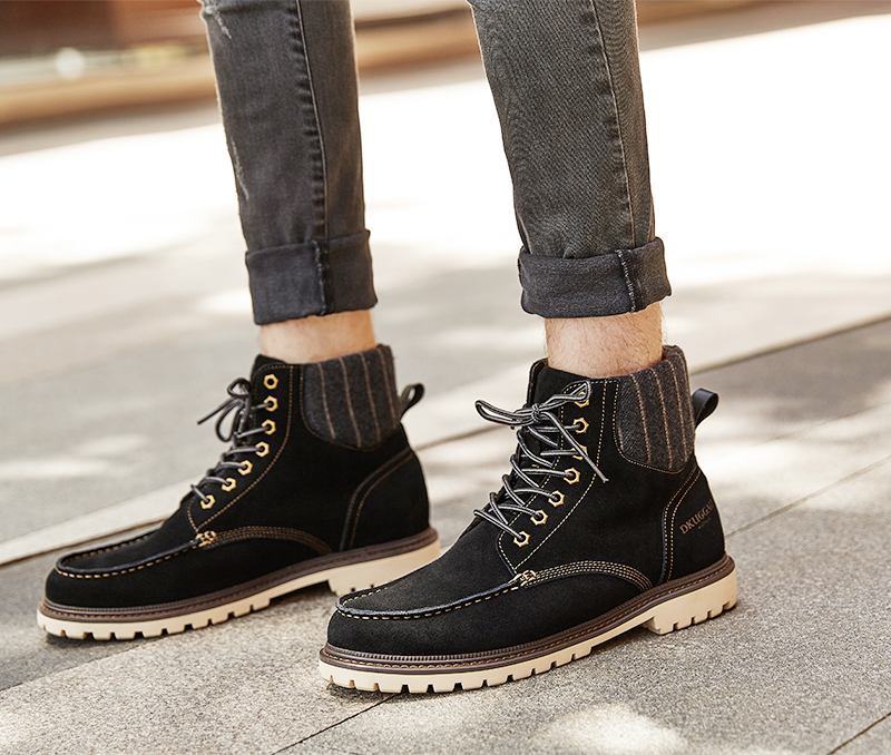 ugg/dk ugg 男士短靴 男式新款高帮工装复古款马丁靴