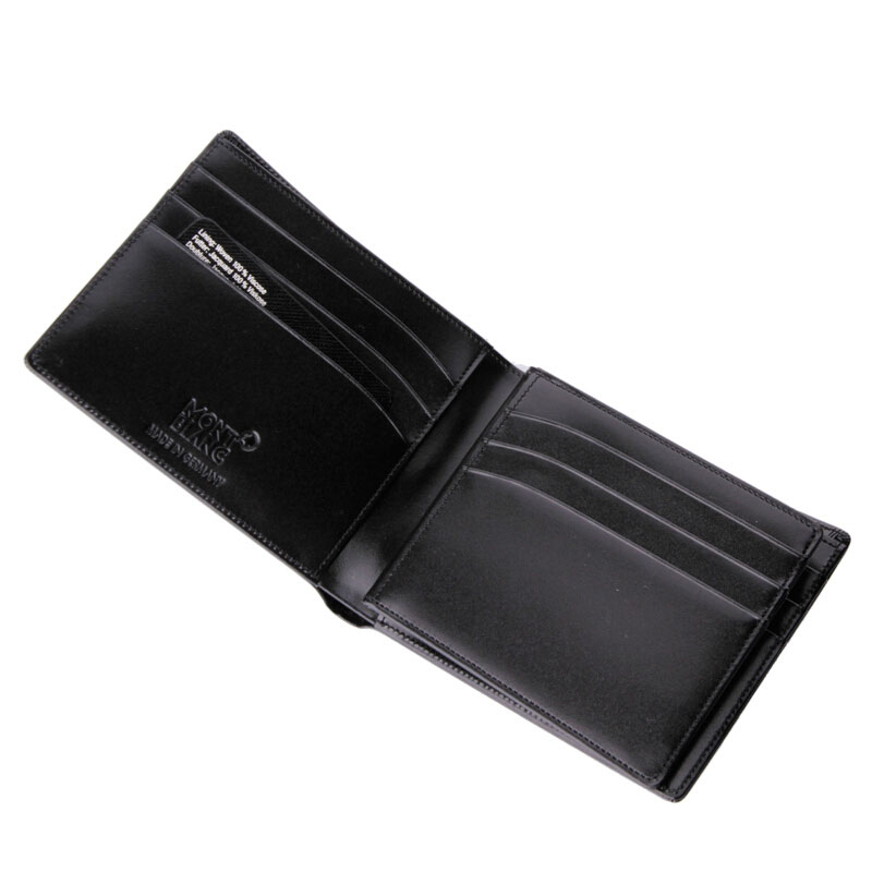 montblanc/万宝龙大班系列 全粒面牛皮男士商务钱包 卡包 103384