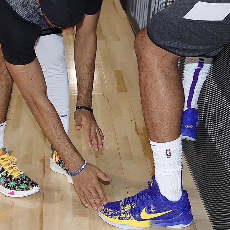 nike/耐克 kobe 5 protro 男款 科比5 五冠王 湖人紫金 男子篮球鞋 cd