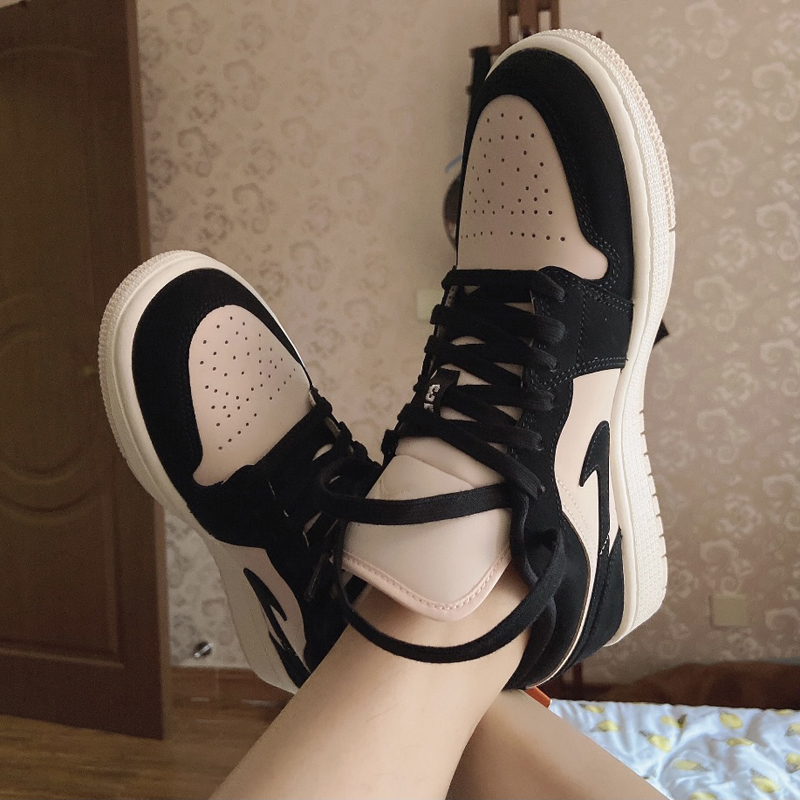 air jordan 1 low 男女同款 aj1 黑白粉 奶茶 白粉 低帮篮球鞋板鞋dc