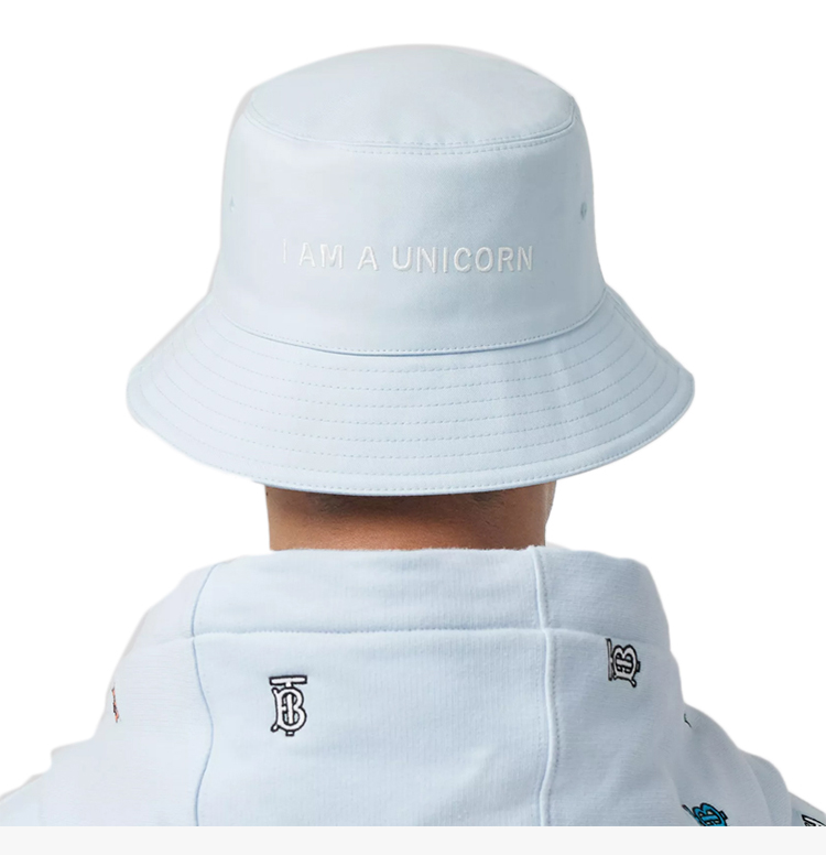 burberry/博柏利【20秋冬新款】男女同款中性蓝色棉质