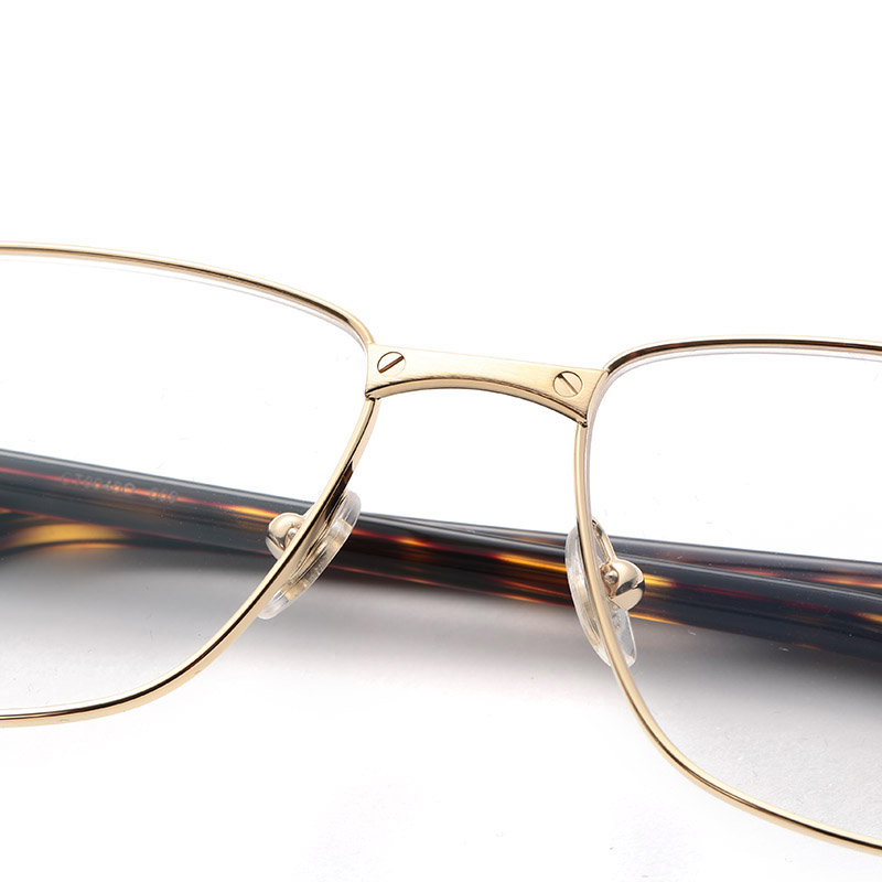 【现货秒发】cartier/卡地亚 男士金属光学镜框 ct0040o