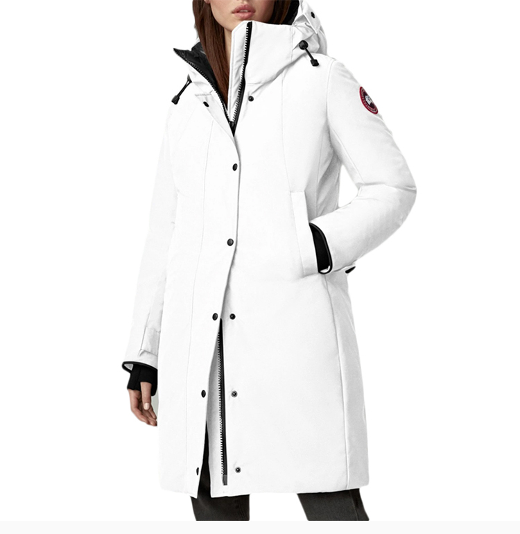 canada goose/加拿大鹅 20秋冬 女装 服饰 白色派克连帽中长款 女士