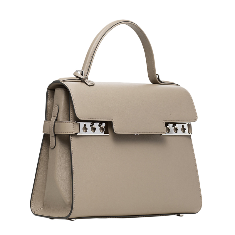 【包税】delvaux/德尔沃 经典letempête系列 mm灰褐