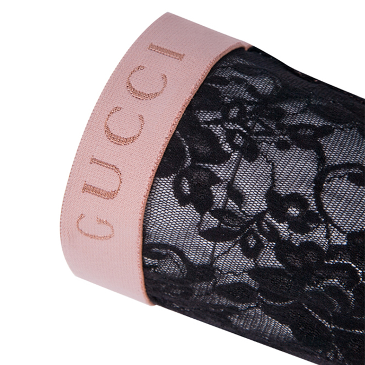 gucci/古驰 松紧边花卉蕾丝手套 609115 3hj62