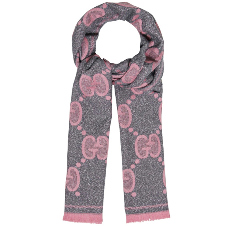 gucci/古驰 gg羊毛提花围巾 598993 3gc15