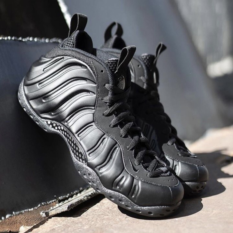 nike/耐克 air foamposite one 男款 黑武士 纯黑 喷泡 篮球鞋314996