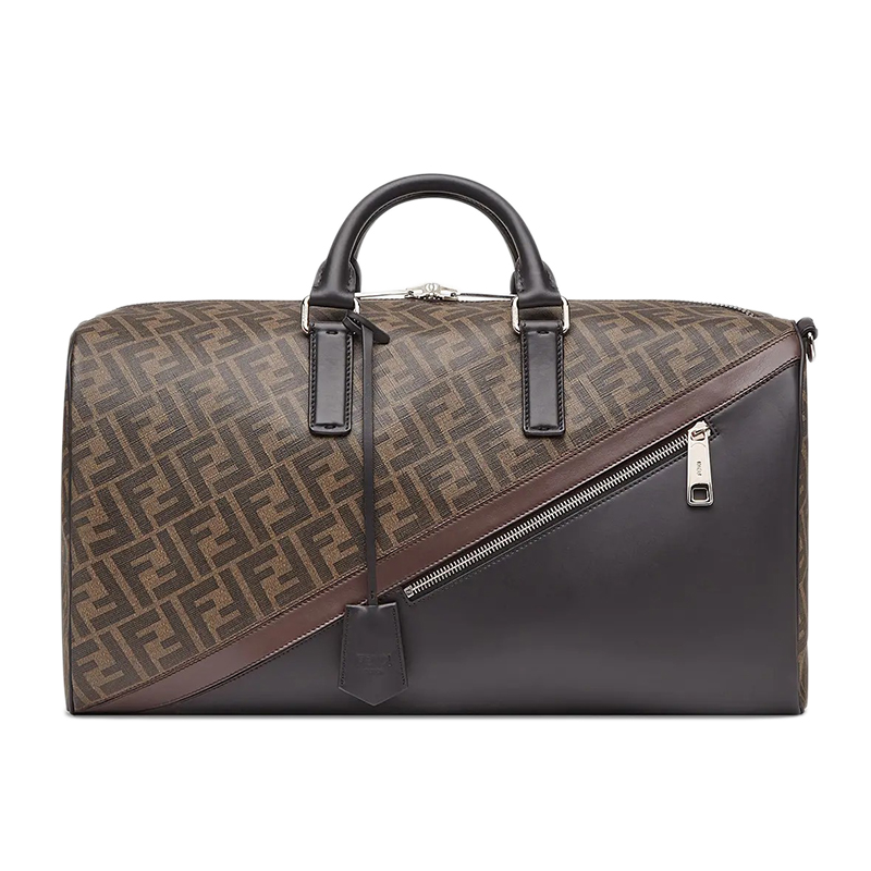 【fendi芬迪 手提包】【包税】fendi/芬迪 2020秋冬新款 男士中号棕色