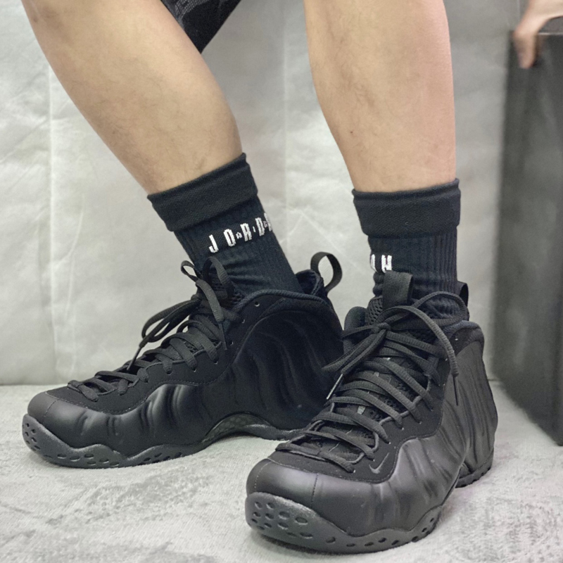 nike/耐克 air foamposite one 男款 黑武士 纯黑 喷泡 篮球鞋314996