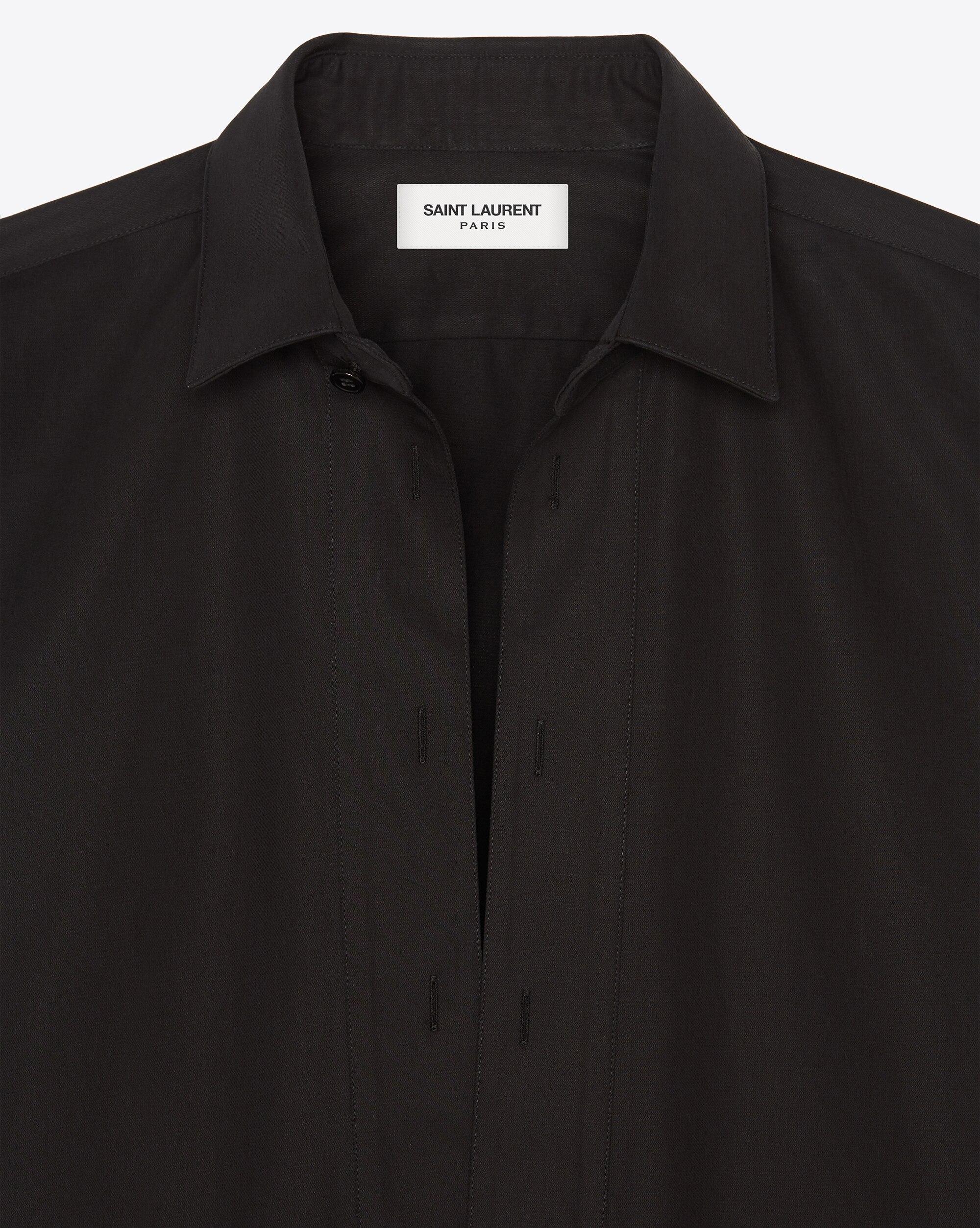 【包邮包税】 ysl圣罗兰saint laurent 21年春夏 男士 长袖衬衫 61970