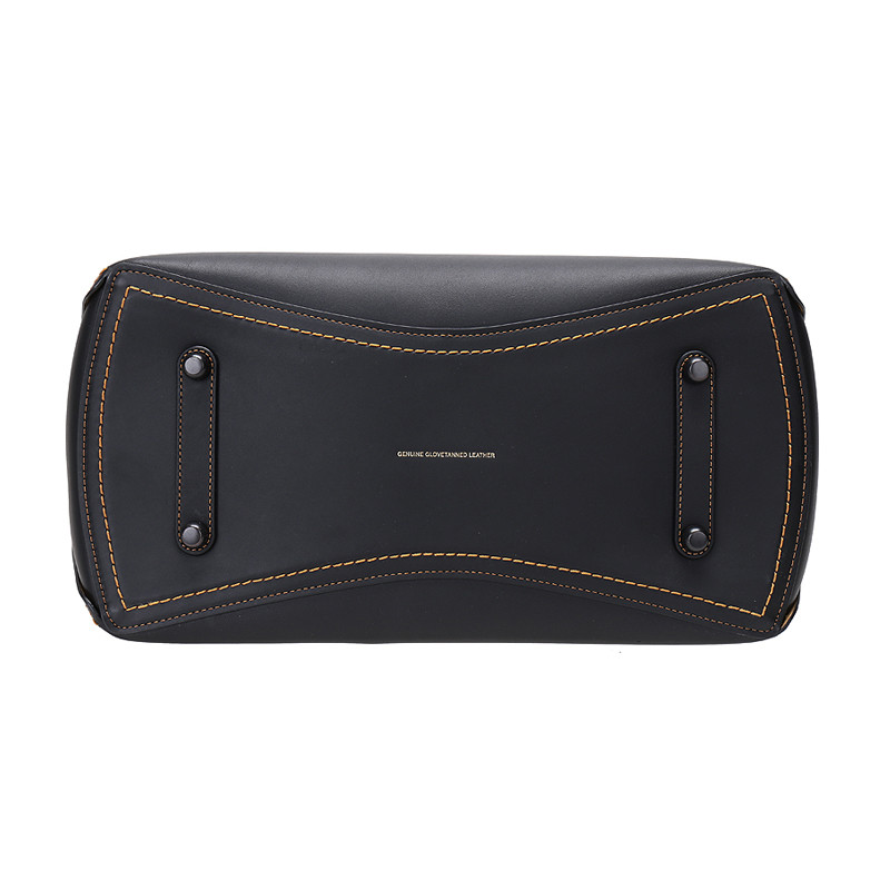 coach/蔻驰 1941系列 女士黑色皮革手提单肩包 59981_bpblk【下单不可