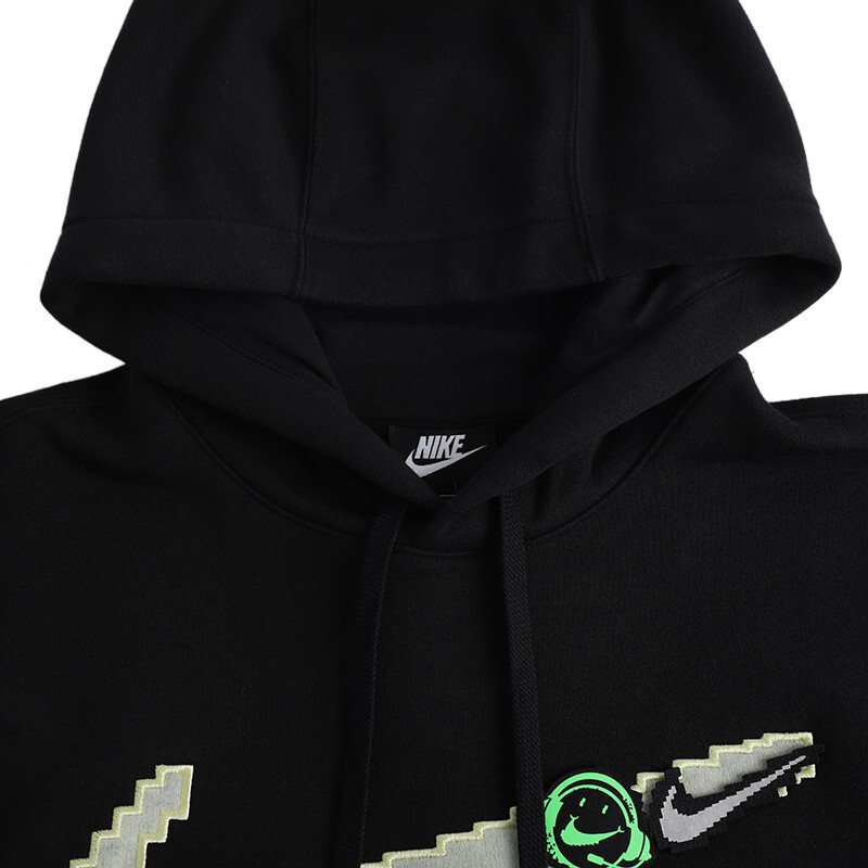 nike/耐克 20年秋冬 男款 經典 logo 加絨 保暖 連帽 套頭衫 衛衣 dc