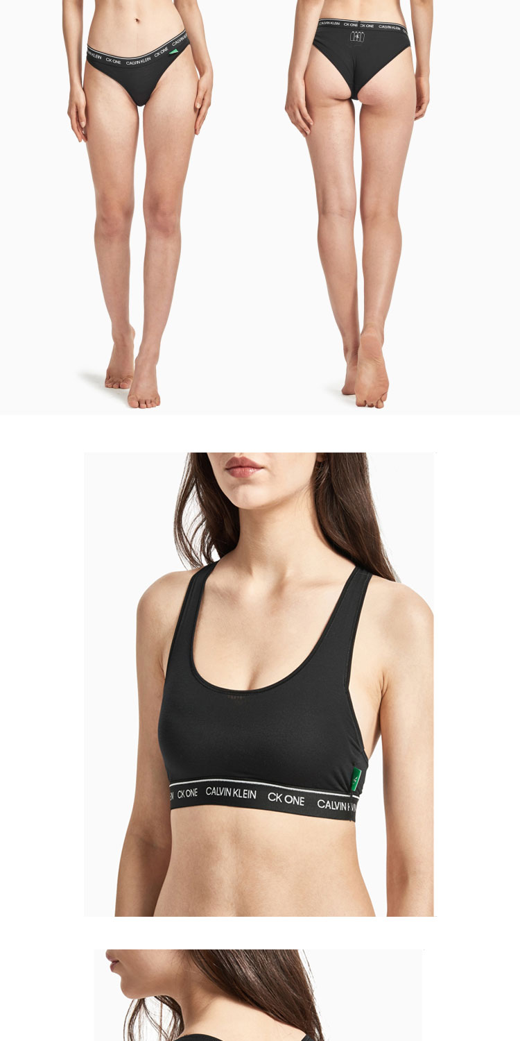 Calvin Klein/卡尔文·克莱因 春夏款 女款 CK ONE 女内衣 工字背心款 运动 文胸 女士文胸 QF5939