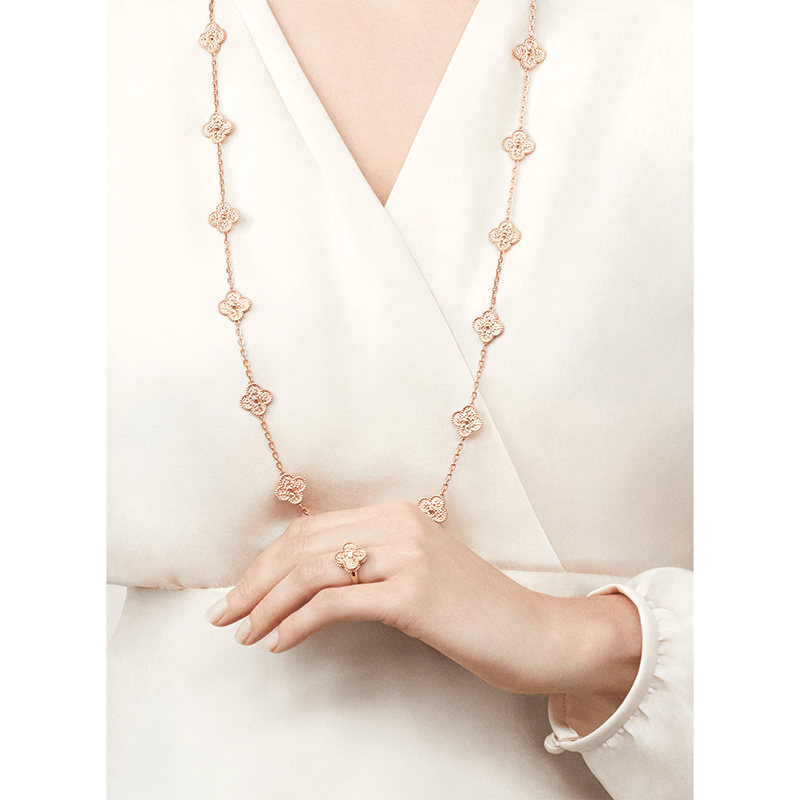 【包税】van cleef & arpels/梵克雅宝 经典vintage alhambra系列 18k