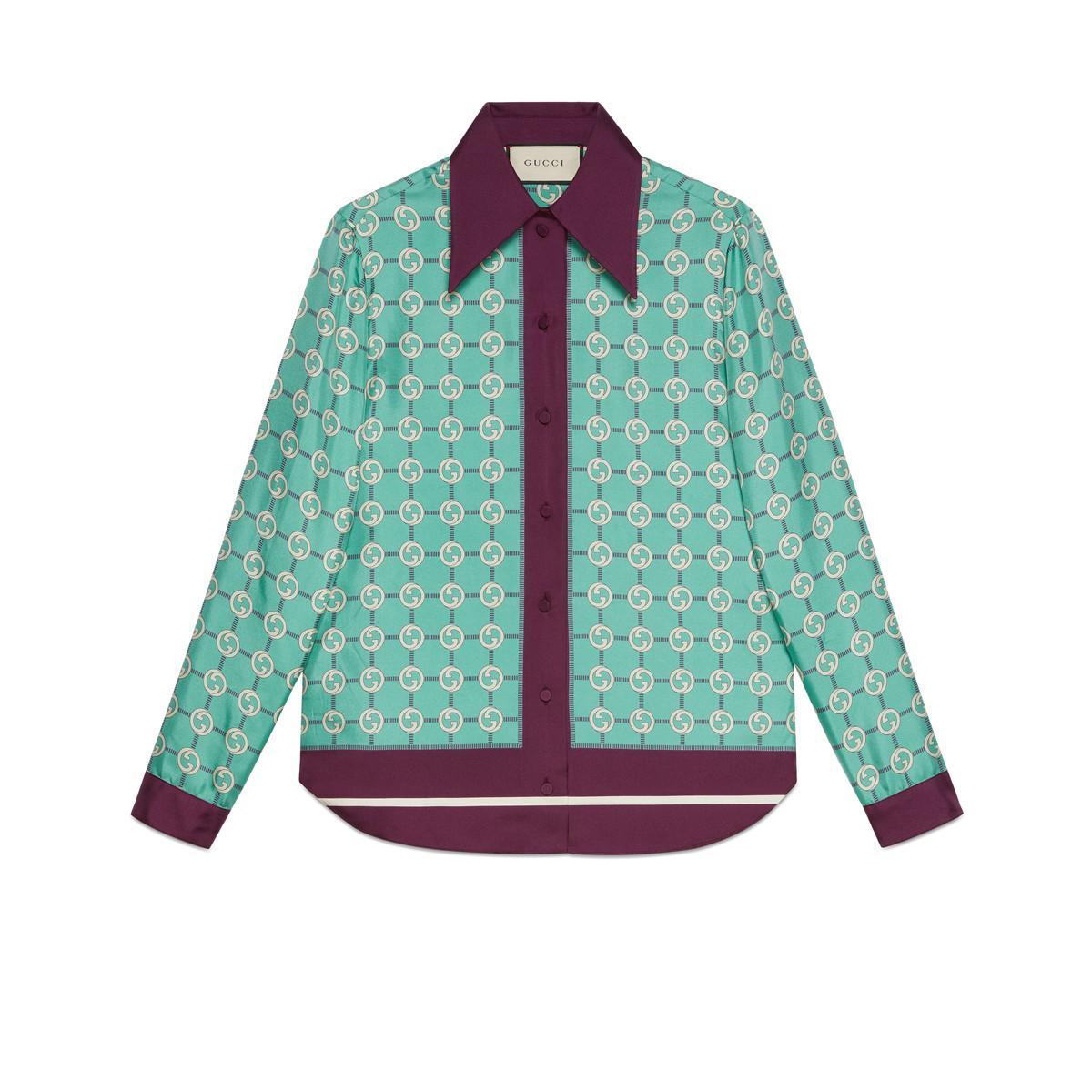 【包税】 gucci 20秋冬女士长袖衬衫 652649 zagl3 4559