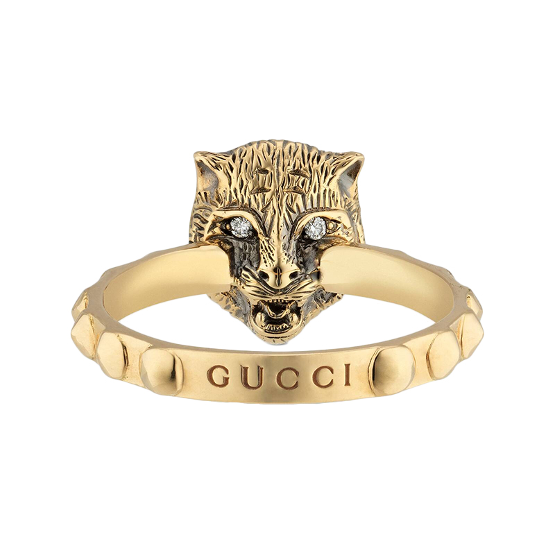 【包税】gucci/古驰 le marché des merveilles 猫头元素黑色缟玛瑙