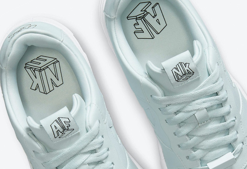 nike耐克 air force 1 pixel 20秋冬 女款 af1 像素 浅蓝 空军一号