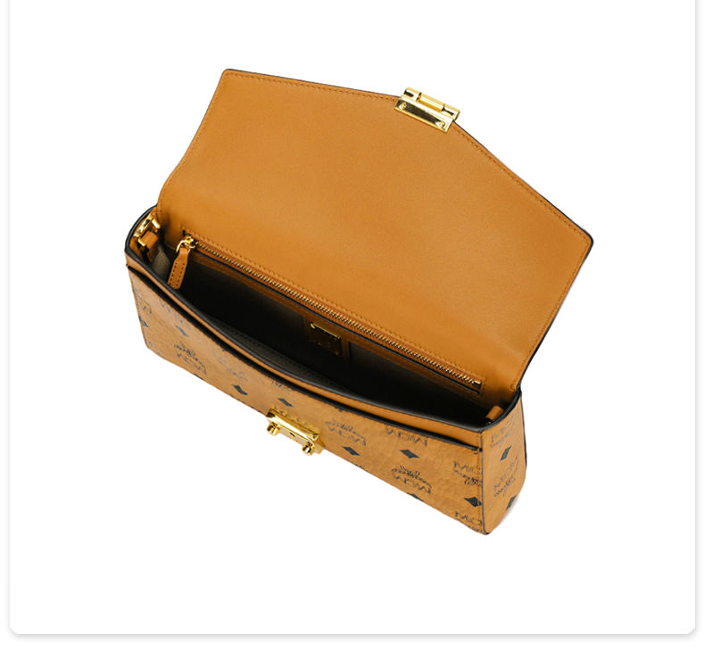 mcm/mcm 女士人造革长款信封款钱包链条单肩包