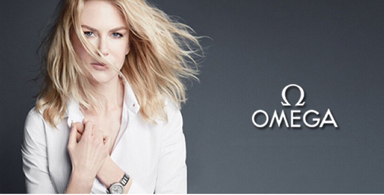 OMEGA/欧米茄瑞士手表 碟飞系列镶钻石英表气质女士腕表 皮带白盘428.18.36.60.05.002