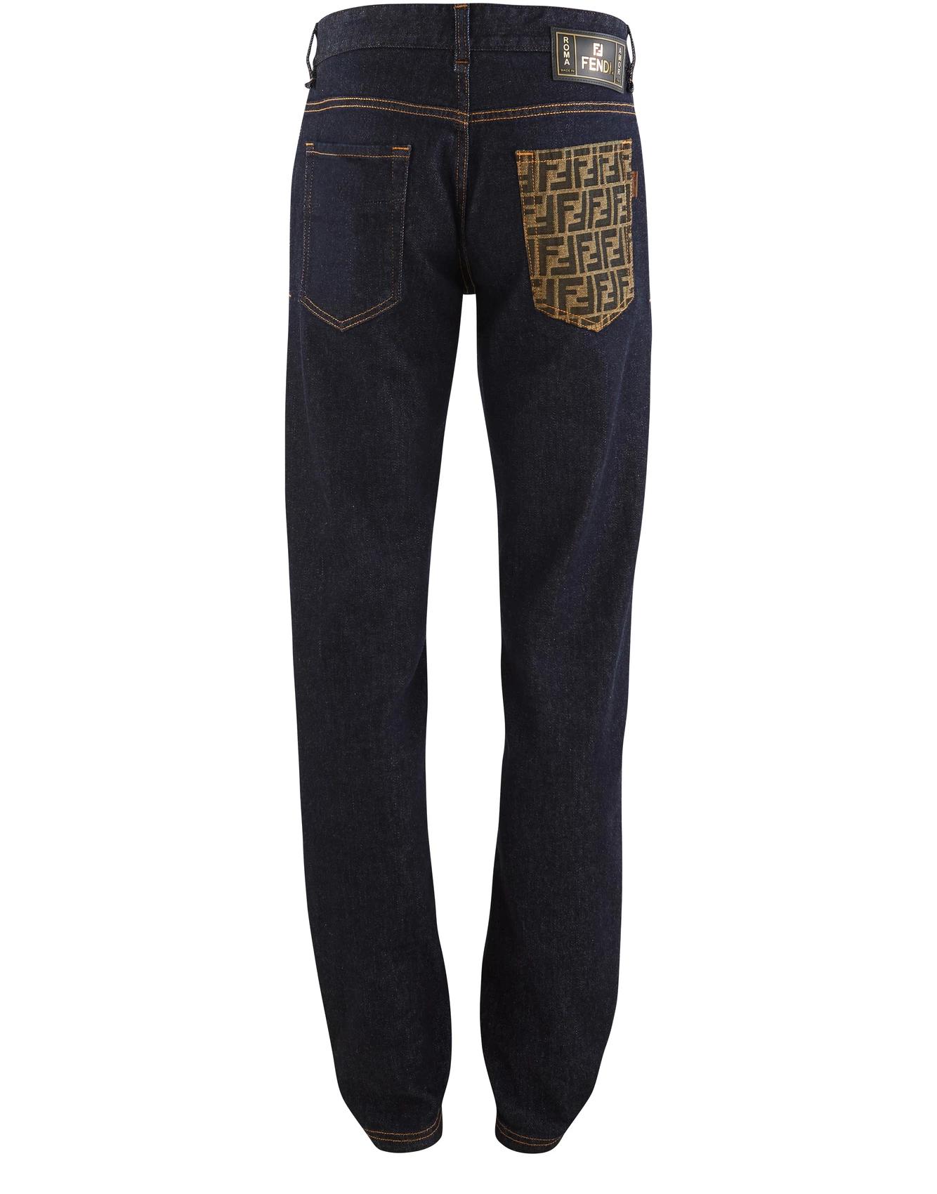 【包邮包税】 fendi芬迪 21年春夏 男士 牛仔裤 fen989k7blu