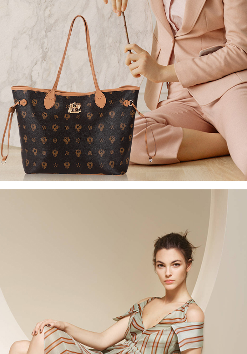 liemoch/利马赫 2021 大容量单肩斜挎包高级感手提包正品时尚女包