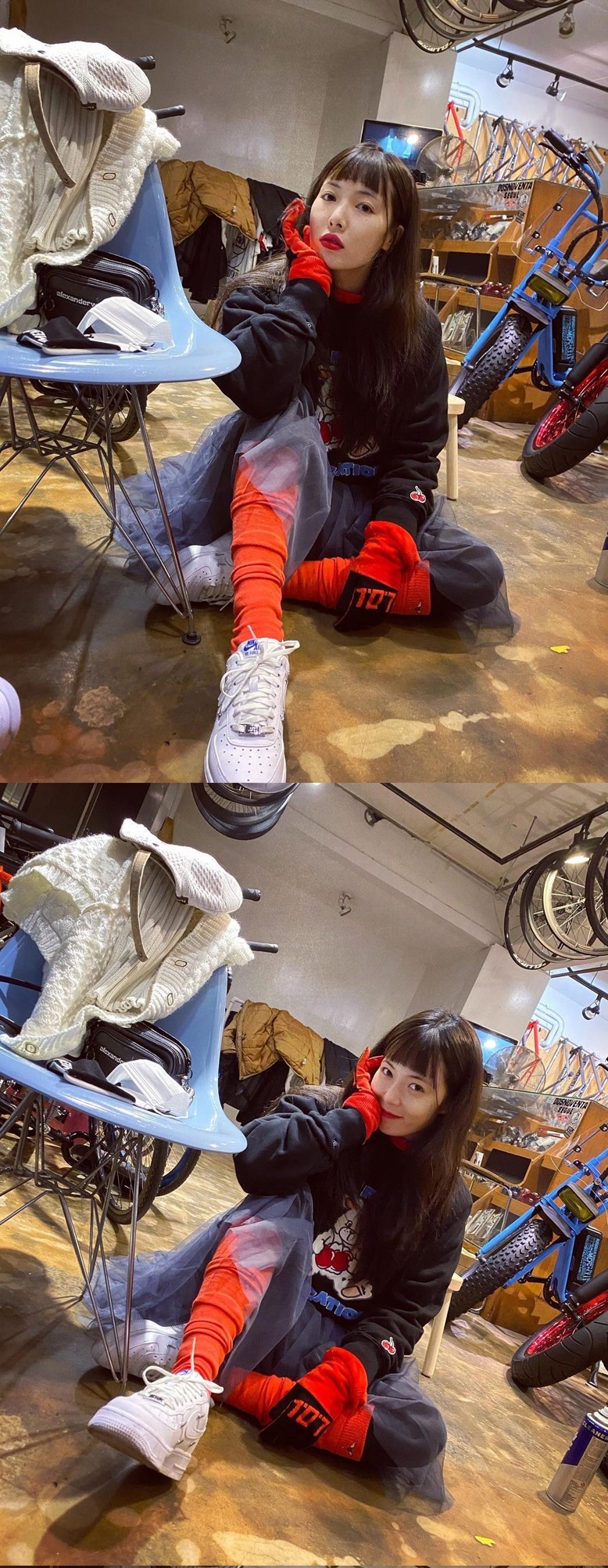 force 1 07 lx chrome luxe 20秋冬 男女同款 af1 四钩 白蓝 泫雅同款