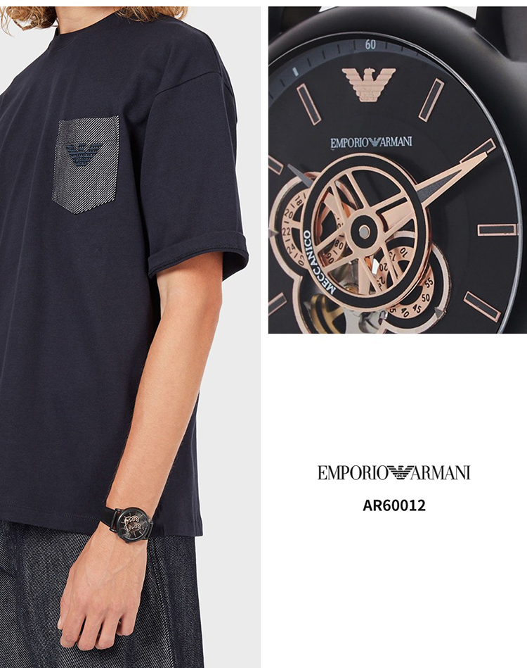 Emporio Armani/安普里奥阿玛尼 阿玛尼简约复古情侣手表一对 男女款情侣对表 AR60012+AR11245