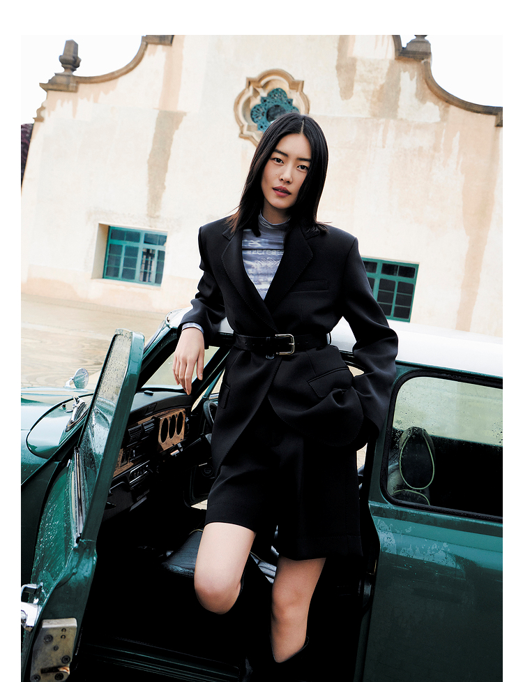 【刘雯同款】dazzle/dazzle地素20冬新款显瘦黑色小西装外套女士西服2