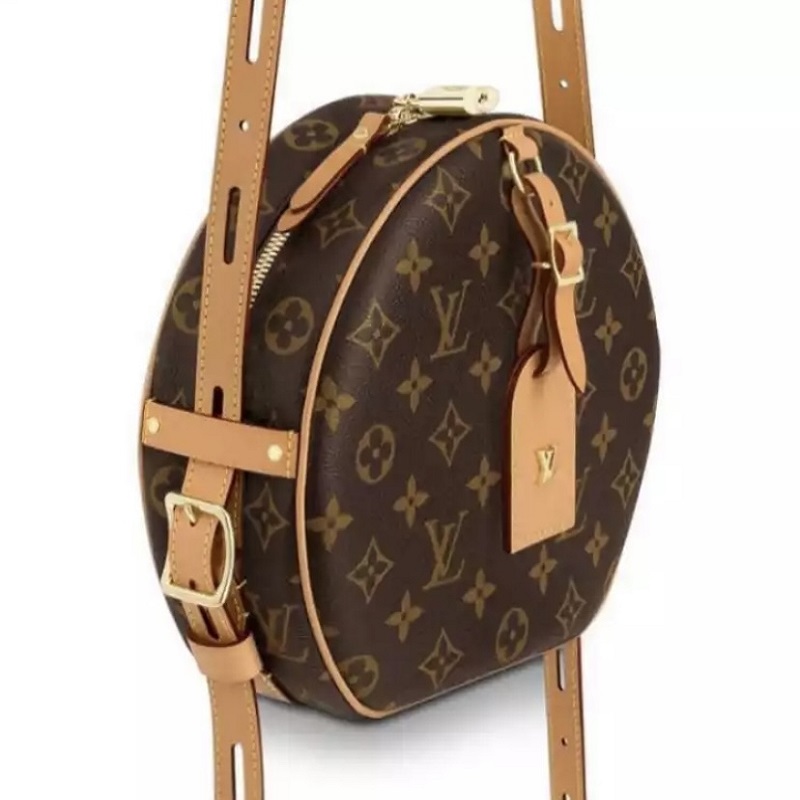 louis vuitton/路易威登 lv boite chapeau souple 圆饼老花图案限量