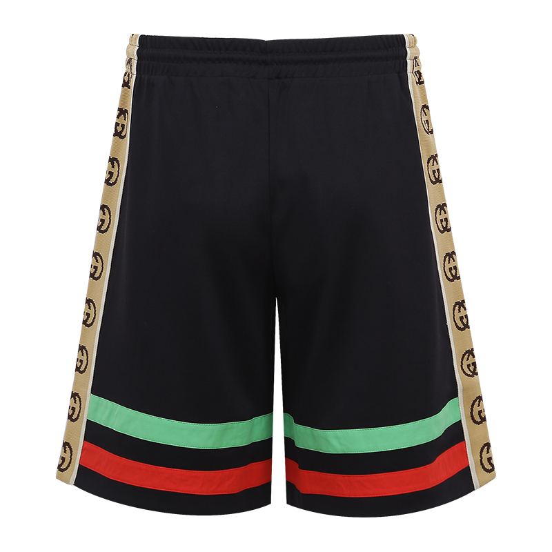 gucci/古驰 红绿织带抽绳休闲男士短裤 625344 xjcnq 1082
