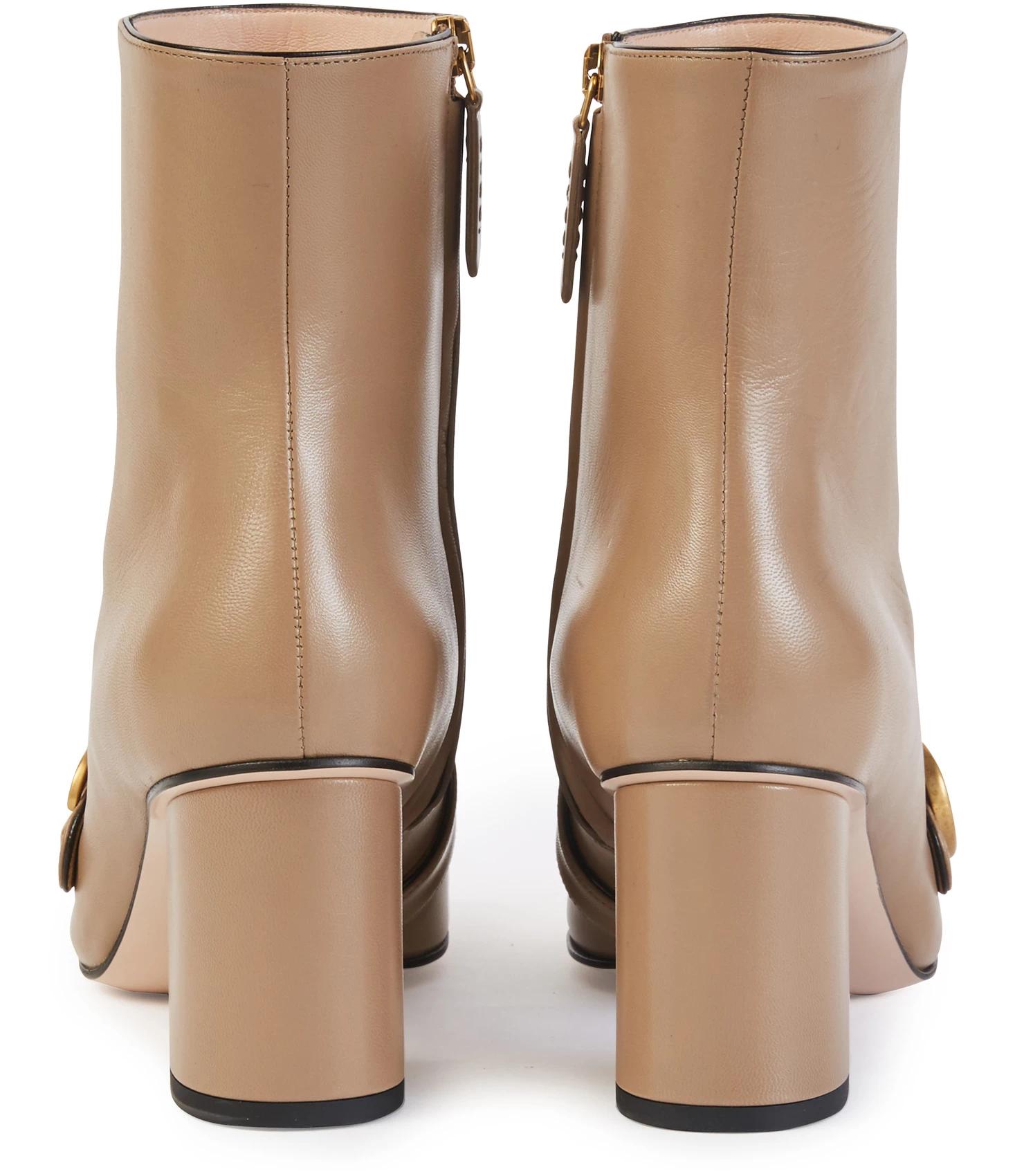 【包邮包税】 gucci古驰 21年春夏 女士 短靴 guc2hsh4bei