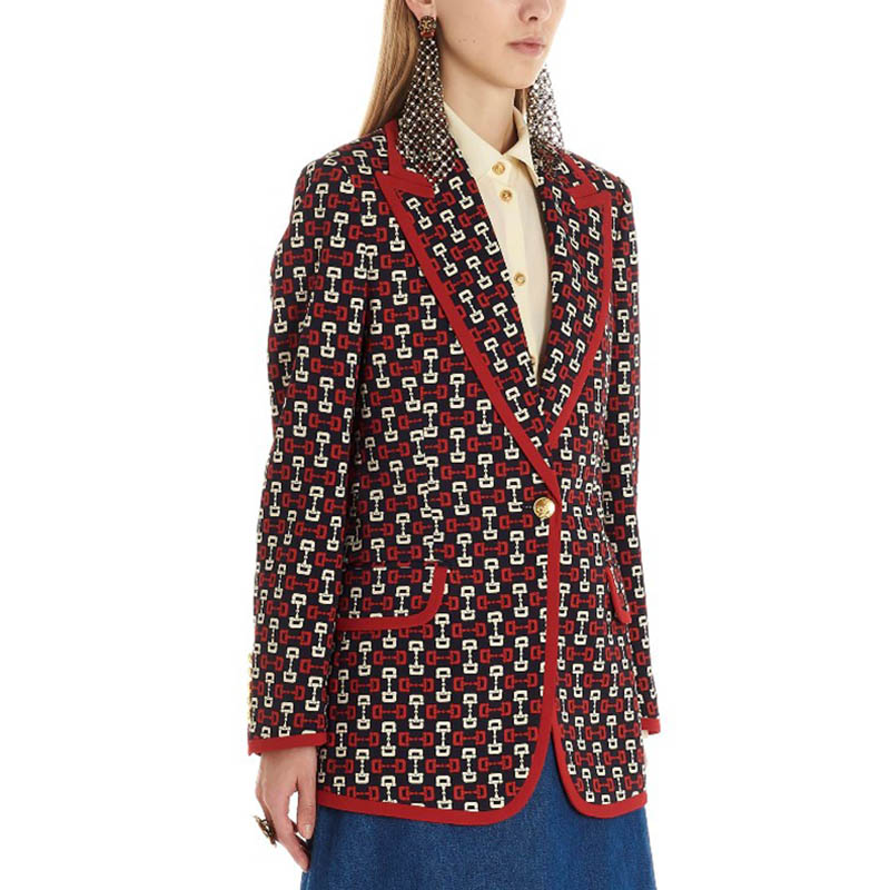 包税gucci古驰女士西装上衣602754zadj3