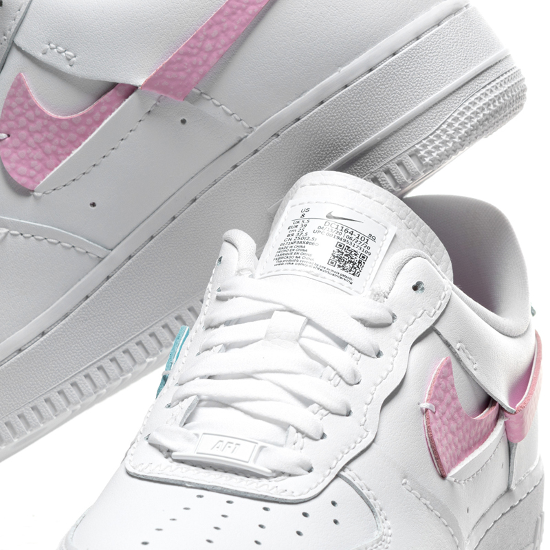 nike/耐克 air force1 20秋冬 女款 af1 粉蓝鸳鸯 断钩 马卡龙 空军