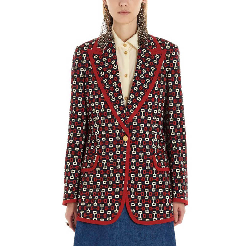 包税gucci古驰女士西装上衣602754zadj3