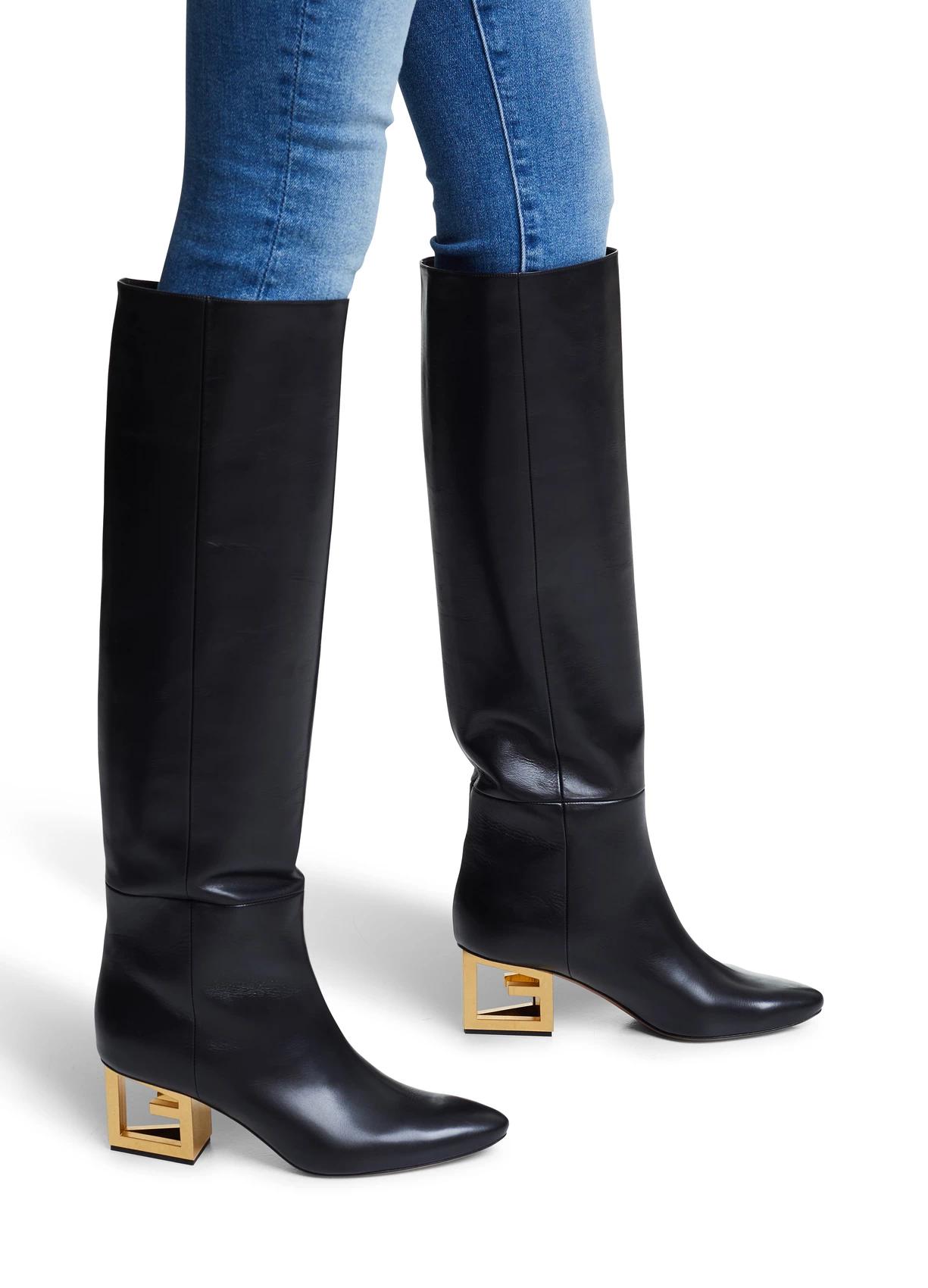 【包邮包税】 givenchy 20秋冬女士高筒靴 giv3755nbck