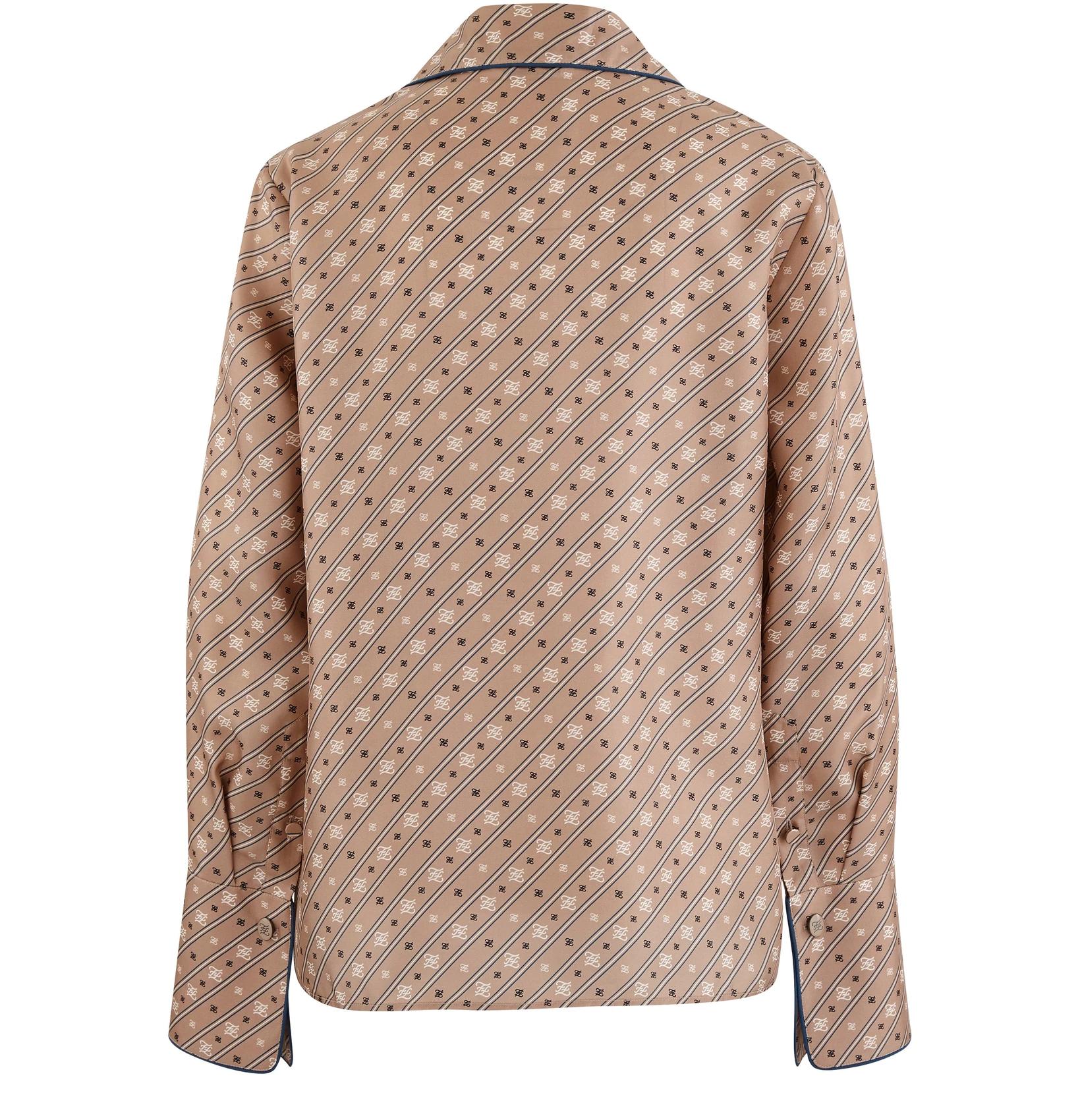 【包邮包税】 fendi芬迪 21年春夏 女士 长袖衬衫 fen826hcbei