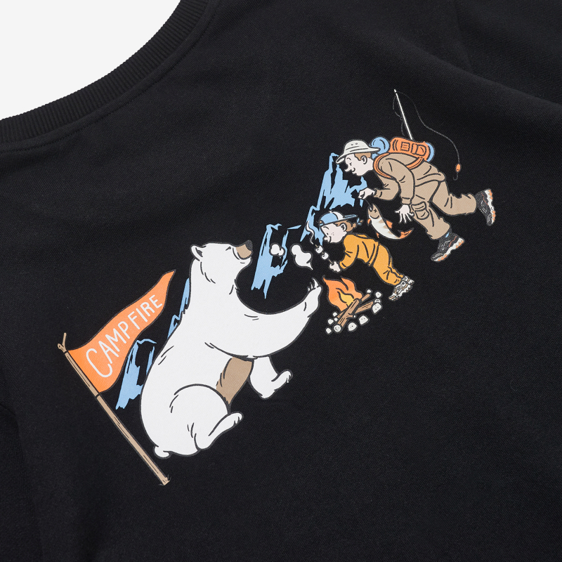 fila x outdoor products 20秋冬新款 polarbear 男女同款 运动卫衣