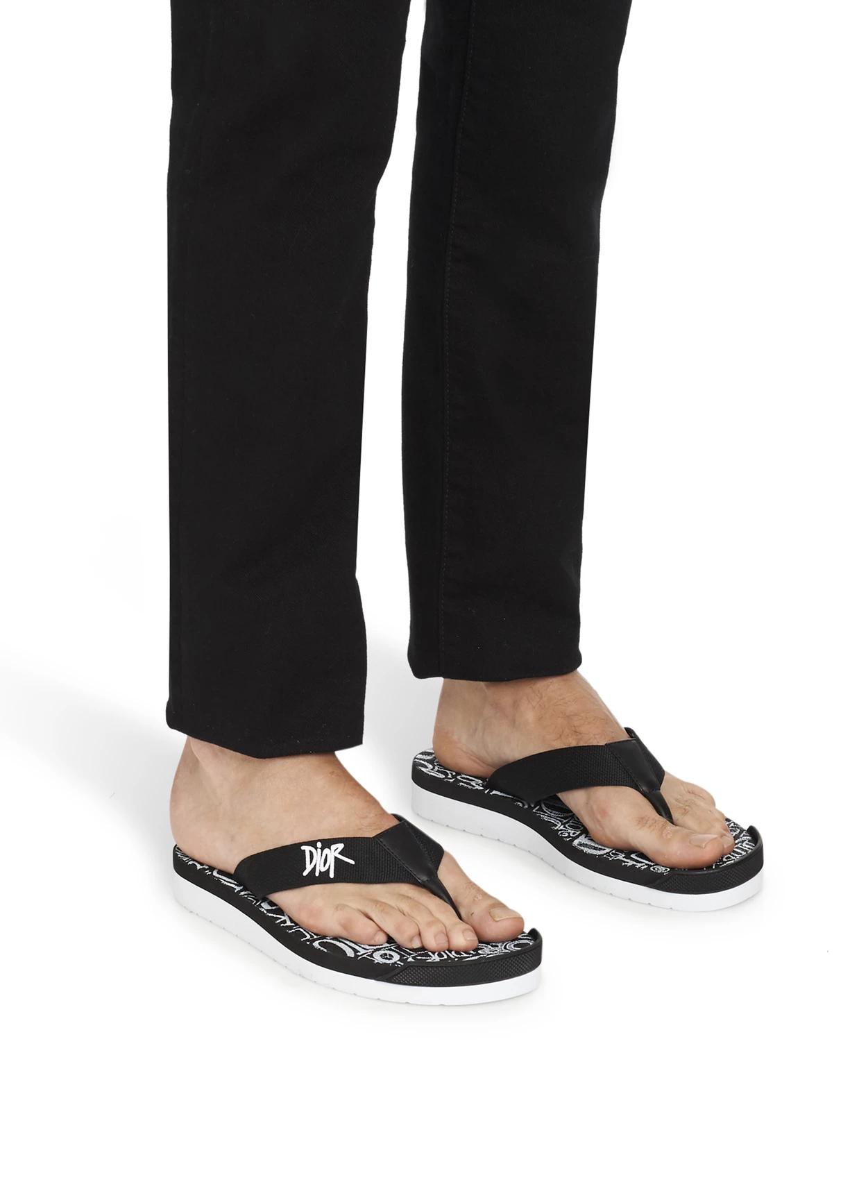【包税】 dior 20秋冬男士拖鞋 dio695g8bck