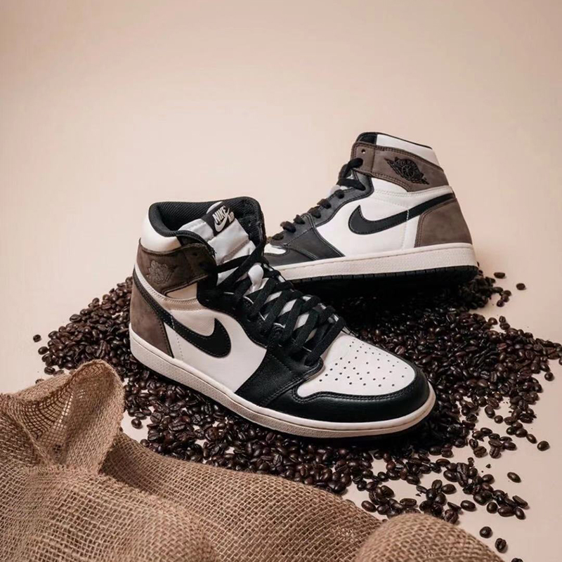 nike/耐克 air jordan 1 high 情侣款 dark mocha