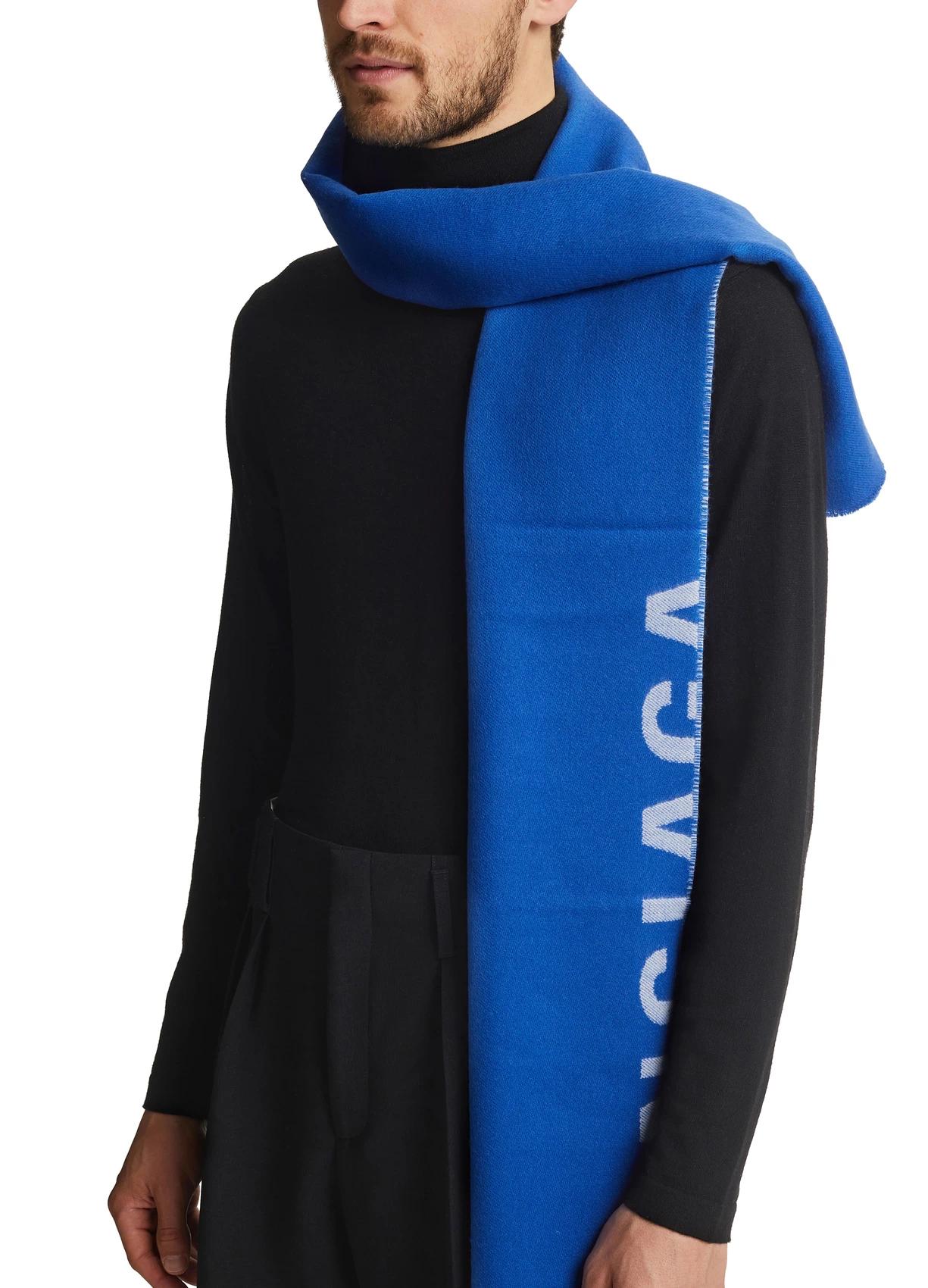 【包邮包税】 balenciaga巴黎世家 21年春夏 男士 围巾 bal2v3c7bluzz