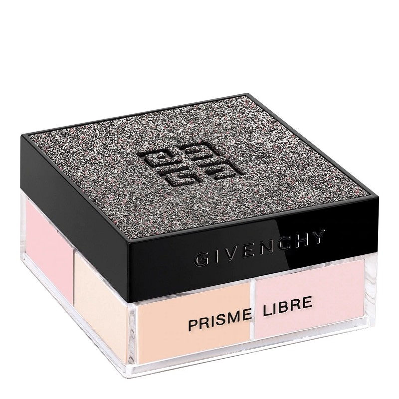 givenchy/纪梵希 2020圣诞限量 黑色亮片外壳3号玫瑰色四宫格散粉蜜粉